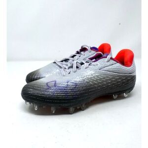 Under Armour Women’s 7.5 Blur Smoke MC Halo Grey Metallic soccer Cleats NEW